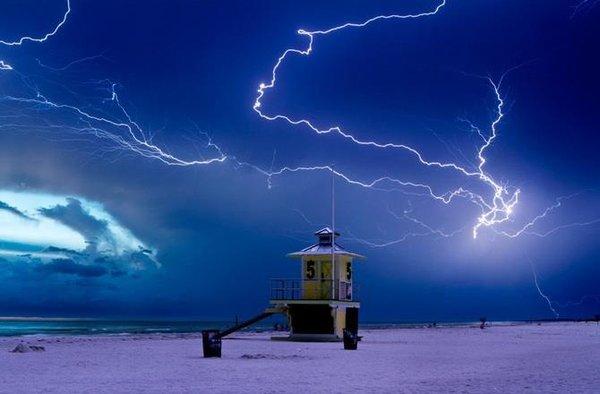 I think it might rain.  Afternoon thunderstorms in the lightening capital of the world.