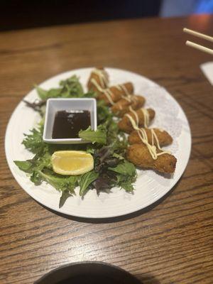 Fried oysters