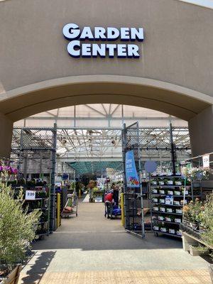 Entrance to garden center.