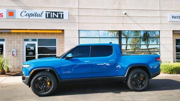 2022 Rivian R1T
 Full Evolve Ceramic Tint including windshield