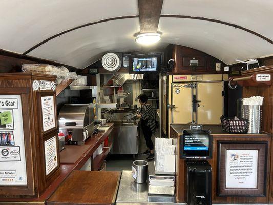 Inside Gillet's Diner