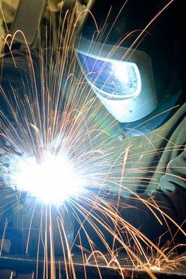 Aluminum welding. Steel welding.