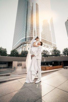 Engagement Shoot in Downtown Los Angeles