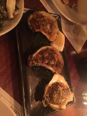 Grilled oyster