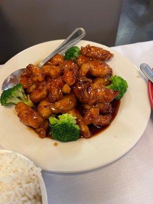 Orange chicken