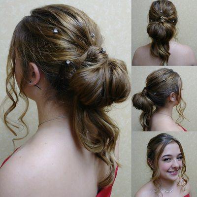 Homecoming updo