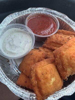 fried Cheese Ravioli