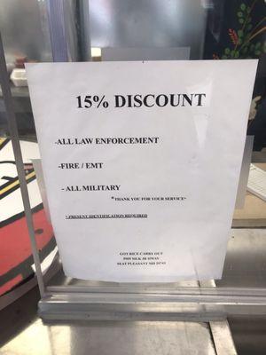 15% Discount