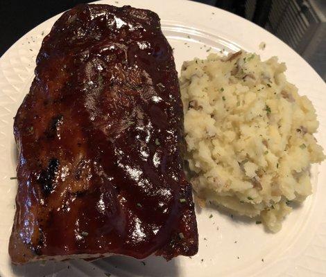 BBQ Ribs & Scratch Mashed