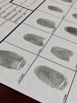 We offer modern Live Scan digital fingerprinting AND traditional ink fingerprinting as well.