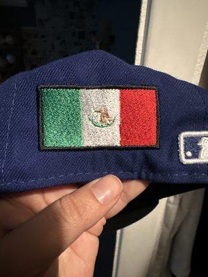 Poor quality work of Mexican Flag embroidered