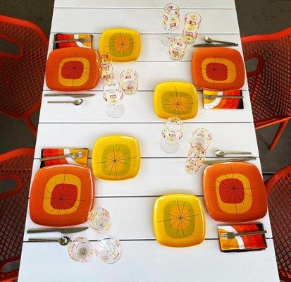 Atomic Melamine and Acrylic Collection