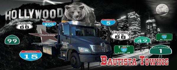 Bautista Towing - servicing southern California