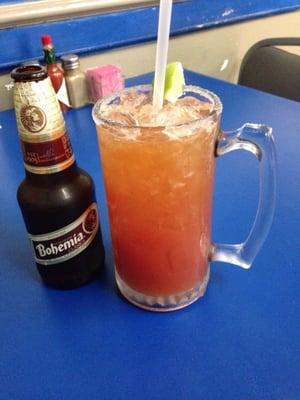 Try the Michelada(with your favorite beer) to make it a perfect outing.