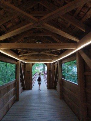 Cute covered bridge...great for photo opps!