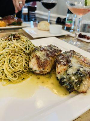 Chicken Involtini - seems like a house fav