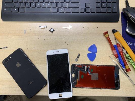 Repair iPhone 8 Plus in 20 mins.