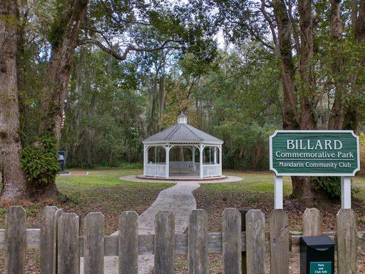 Mandarin Community Club - Exterior - The Billard Commemorative Park and gazebo. Gazebo is available for rent for additional cost