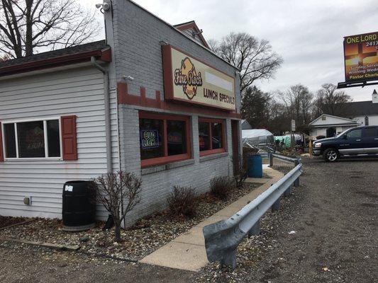 Front of Fire Rock Burger