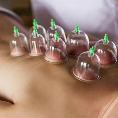 Back cupping stretch relief back  stress muscles relief. BENTOSAS de Aire