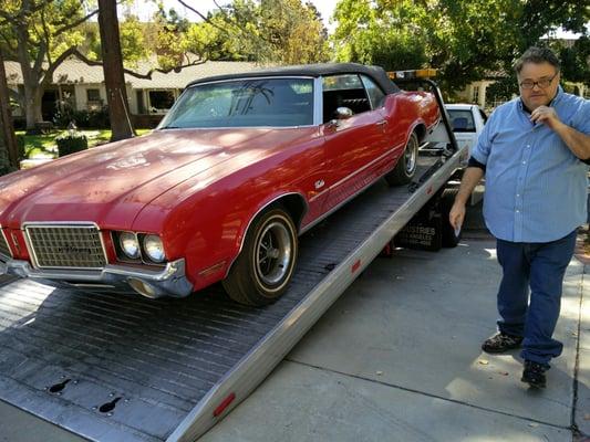 Brought in the Cutlass.