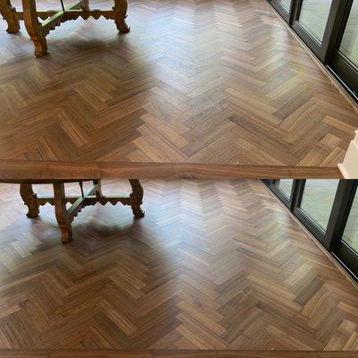 Hard wood Floor Cleaning