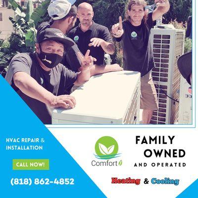 Comfort 1 Heating & Air Conditioning Services is family owned and operated right here in Los Angeles!