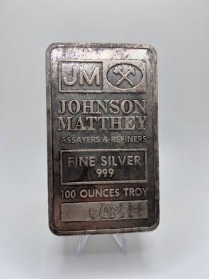 Vintage Johnson Matthey 100oz bars