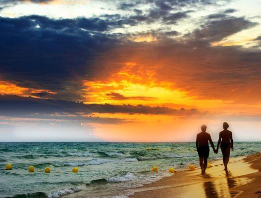 Couple on the Beach