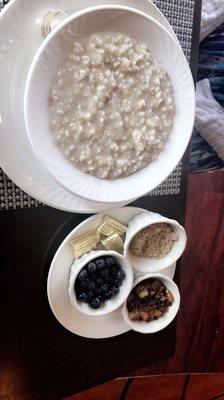 Oatmeal with all the fixings :-)