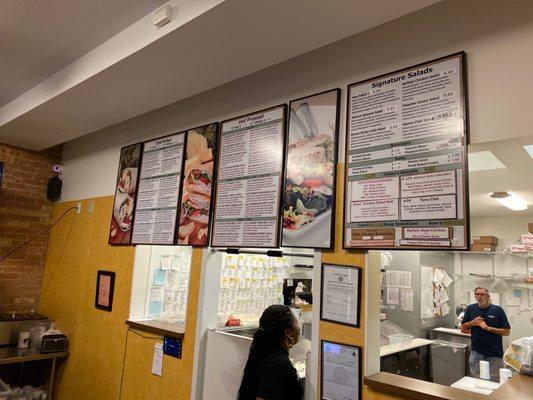 Menu board