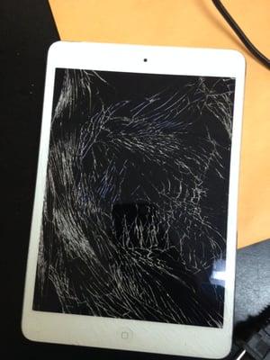 iPad Mini Cracked Glass Repair