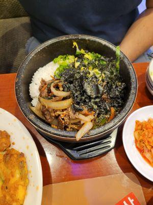 Bulgogi hot stone bibimbab