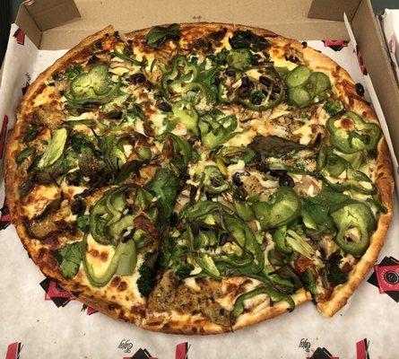 Vegetarian pizza