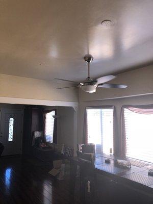 Ceiling Fan install