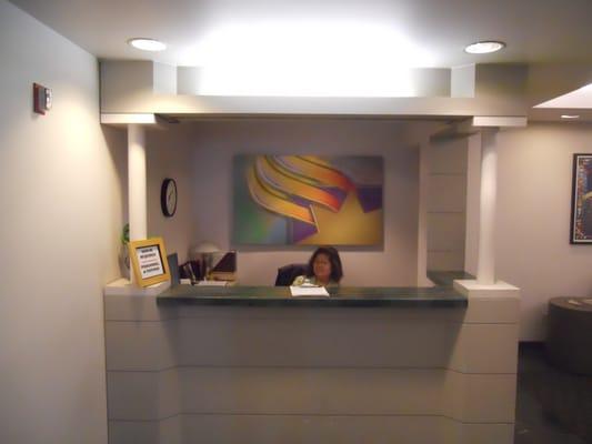 Reception desk