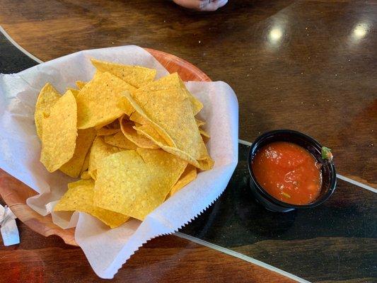 Chips and salsa.