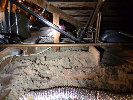 Old Attic insulation