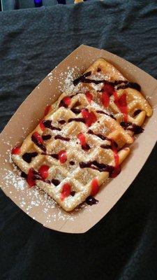 OMG Gluten Free Waffles! Fluffy & Tastes Amazing! Give me A Try Yum Yum Yum! Sundays at HOPE Farmers Market from 11am to 3pm