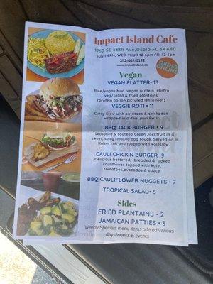 Wow vegan Caribbean food. Soooo amazing.