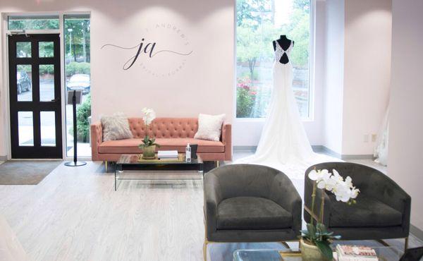 Inside J.Andrew's Bridal located at 1100 Commerce Drive Suite C in Peachtree City