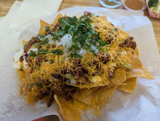 Al pastor nachos