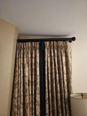 Broken curtain rod