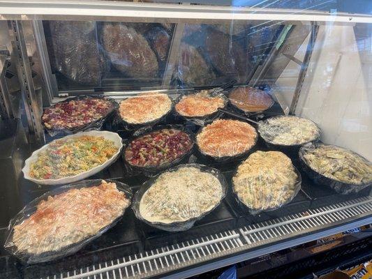 Deli salads.