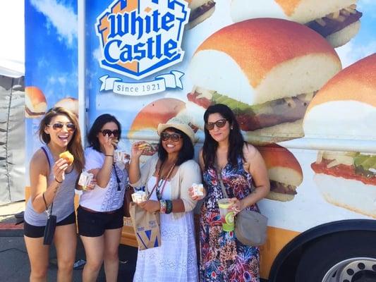 White castle with the ladies