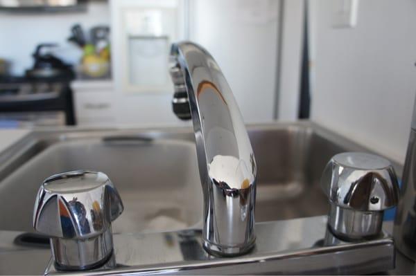 I love my faucet!! Looks and feels like brand new kitchen!