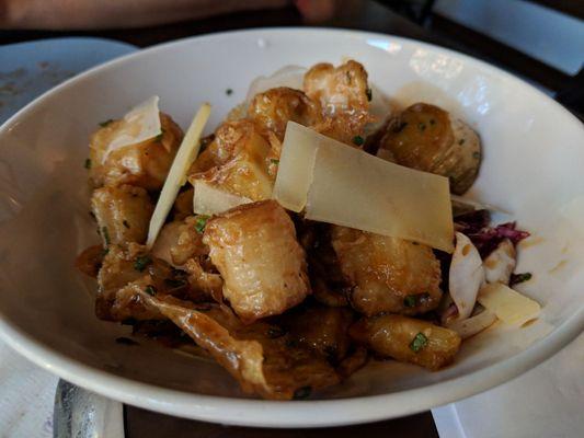 Leeks with goat yogurt