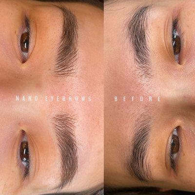 All Nano. 

Nano Hybrid 
Nano Combo
Nano Eyebrows 
Nano Brows