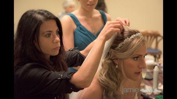 Sheriene w/ Bride on Wedding Day