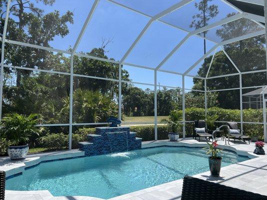 Beautiful finished pool area!